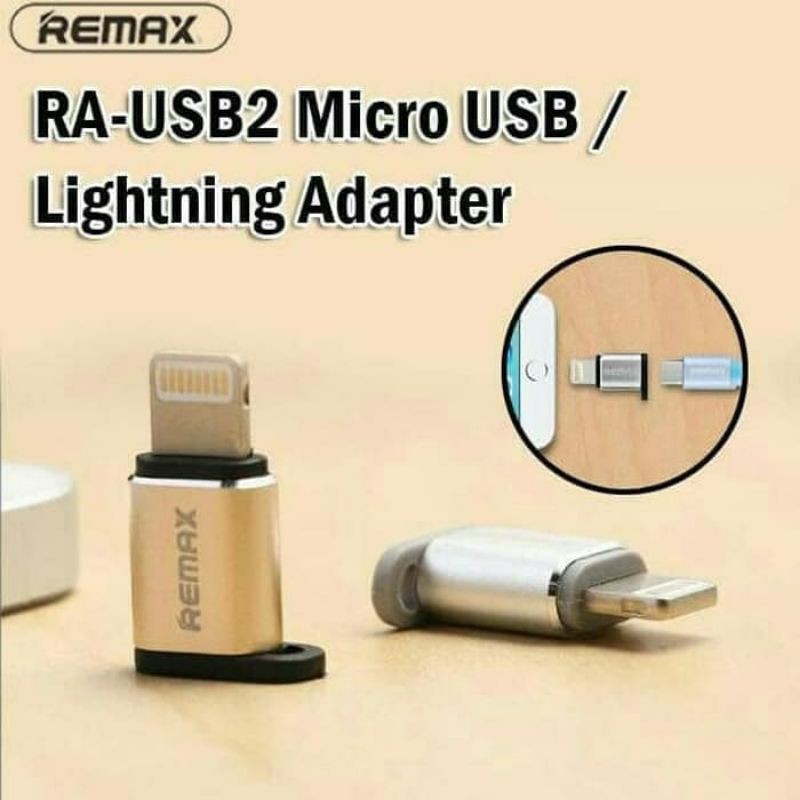 Đầu Chuyển Đổi Từ Remax Ra-usb2 Micro Usb Sang Lightning