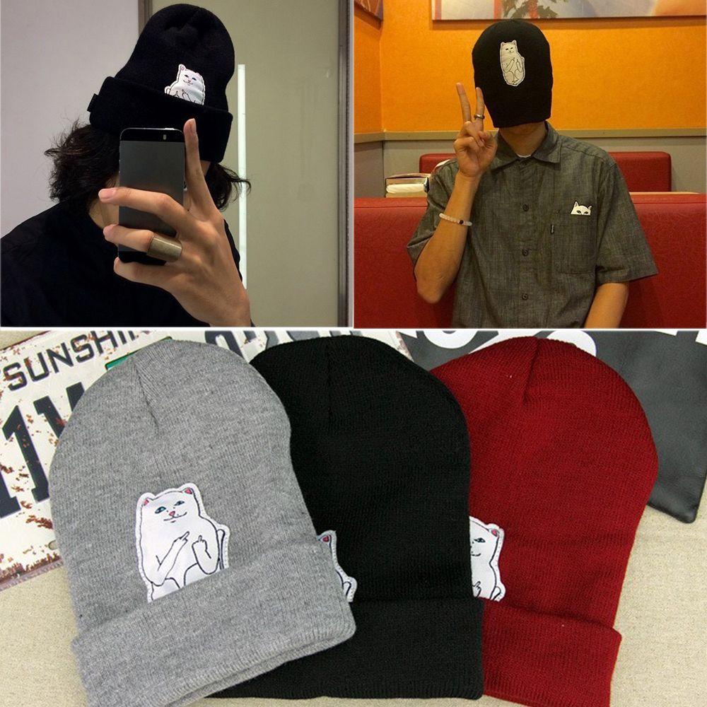 Mũ Beanie Dệt Kim Phong Cách Hip Hop Thời Trang Cho Nam Và Nữ