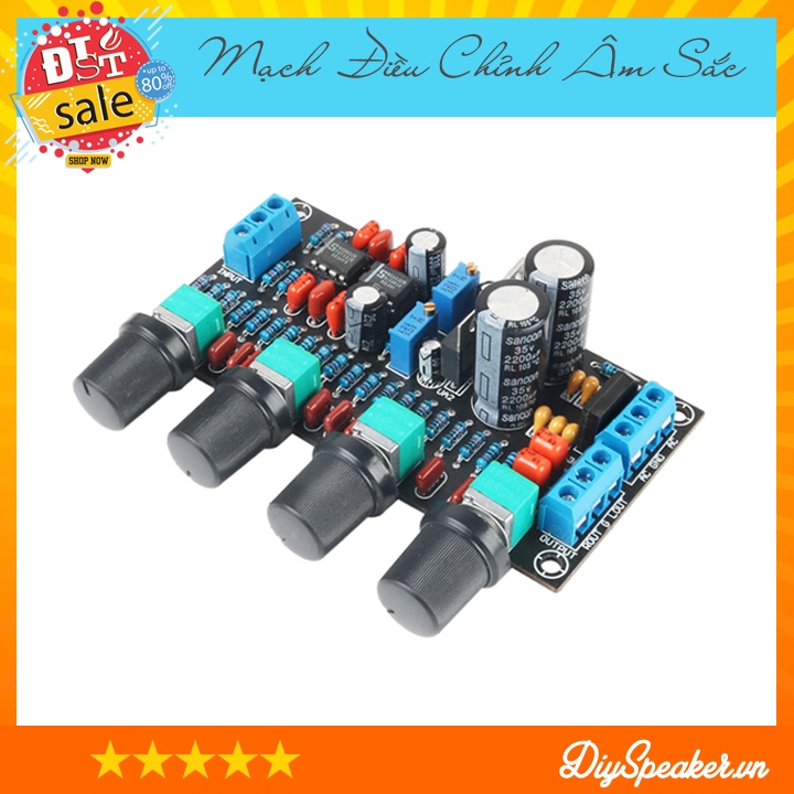 Mạch điều chỉnh âm sắc NE5532 (Nguồn đôi AC 12V)