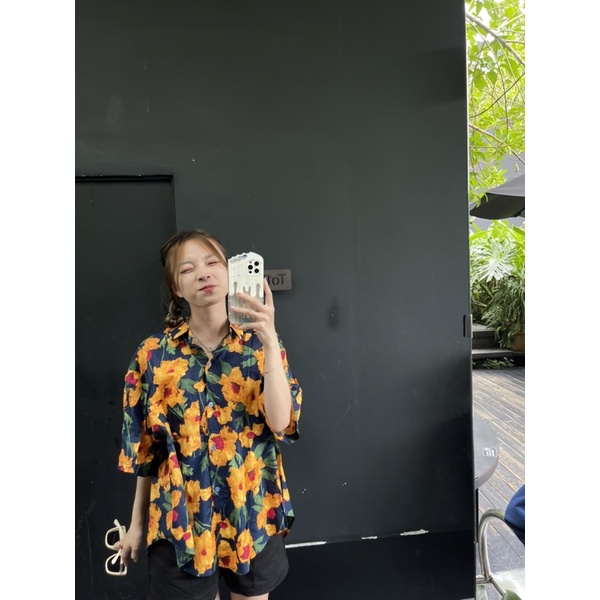 Somi Orange - Somi hoạ tiết hình thật  k10