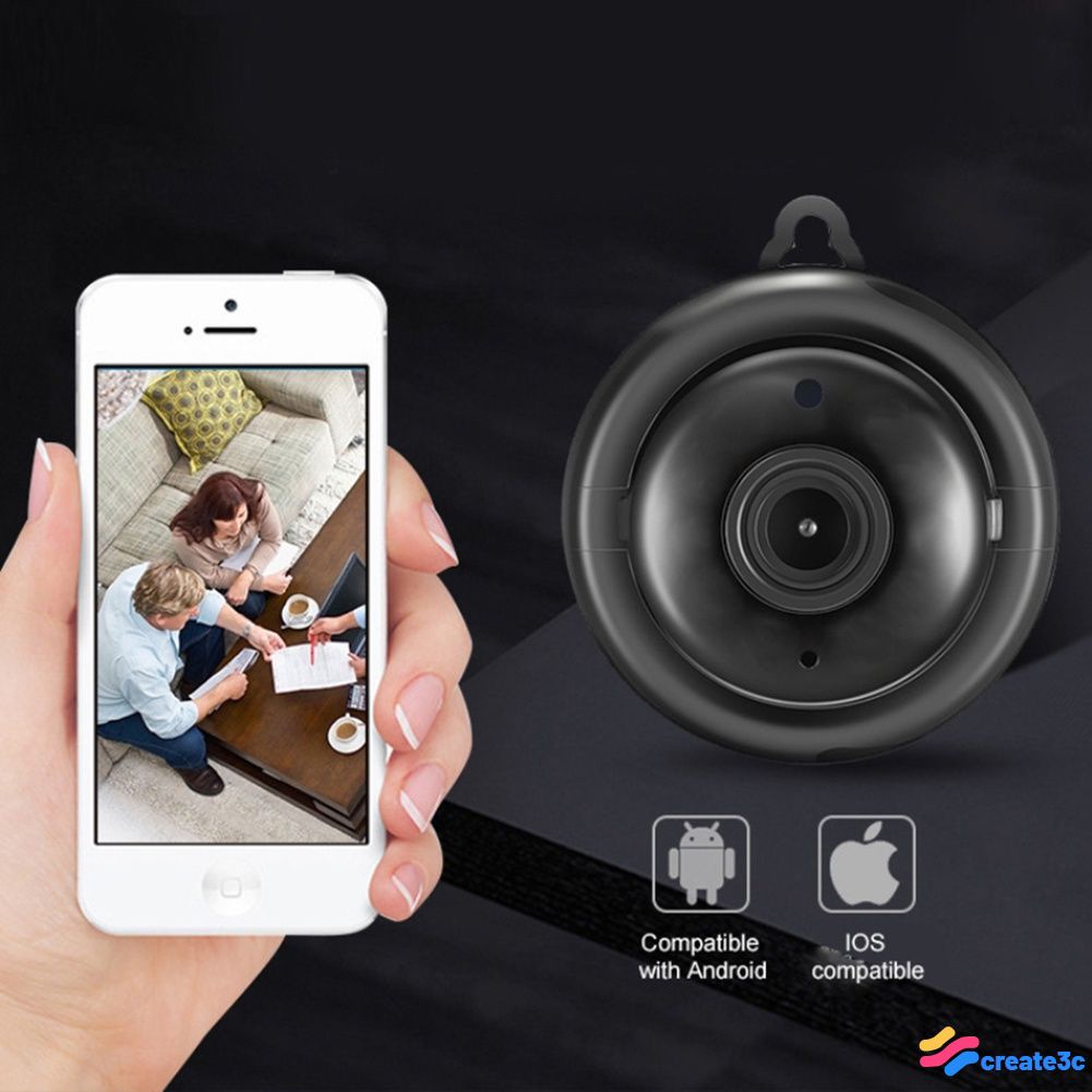 Camera An Ninh Không Dây Kết Nối Wifi V380 1080P HD Xoay 360 Độ 3.6mm Với Micro 6 Hồng Ngoại Hỗ Trợ Quay Ban Đêm Chuyên Dụng | BigBuy360 - bigbuy360.vn