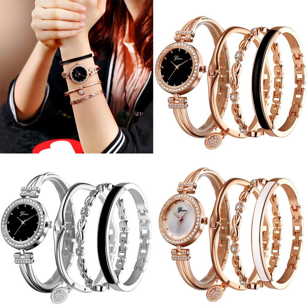 MELODG Đồng Hồ Quartz Nữ Dây Da Thời Trang