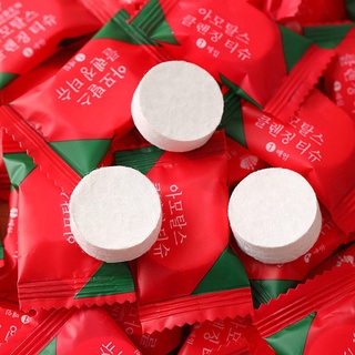 Khăn giấy nén hàn quốc - khăn giấy nén dạng viên kẹo - Khăn ướt du lịch