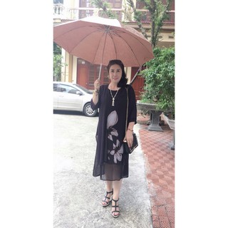 VÁY ĐẦM TRUNG NIÊN HÀNG NHẬP BMT 297 ( HÀNG CÓ SẴN KÈM ẢNH THẬT )