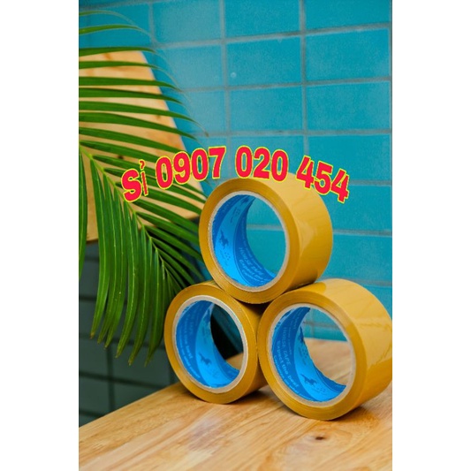Băng keo opp trong/đục 100yard 1kg cây 6 cuộn lõi 4li