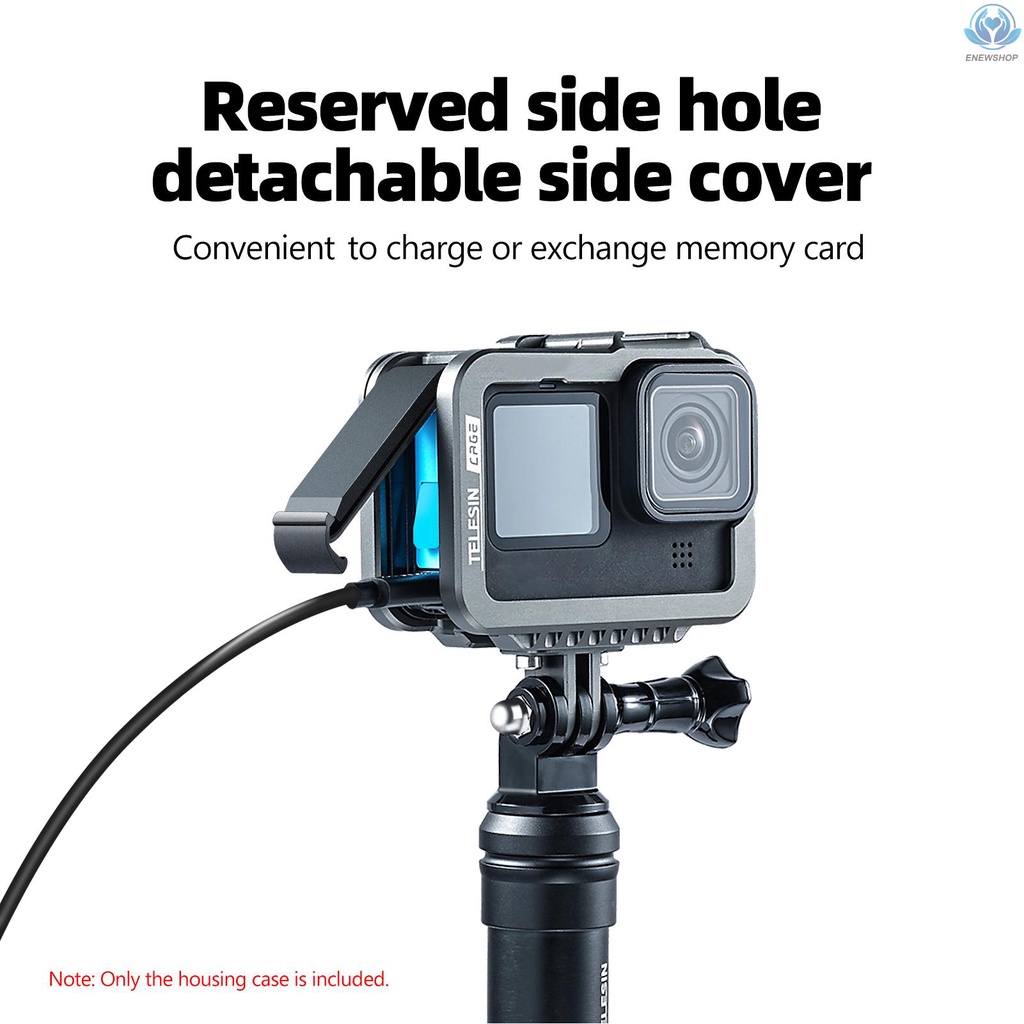 TELESIN Khung Hợp Kim Nhôm Gắn Máy Ảnh Gopro 9 | BigBuy360 - bigbuy360.vn