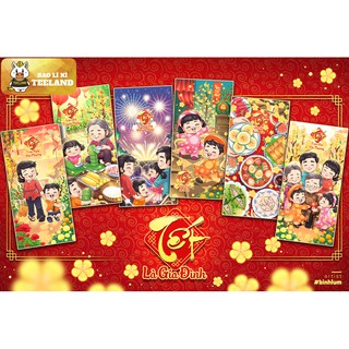 Combo 54 BAO LÌ XÌ TÂN SỬU 2021 - ẢNH THẬT - MẪU ĐỘC ĐÁO CHỈ TỪ 500Đ