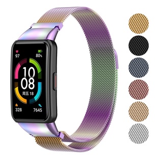 Dây Đeo Đồng Hồ Làm Từ Kim Loại Thay Thế Cho Huawei band 6 / Honor