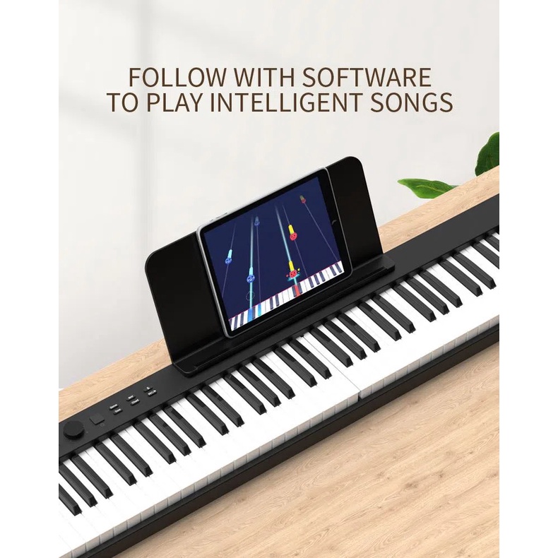 Đàn Piano Điện Konix PJ88C - 88 Phím Cảm Ứng Lực Có Loa