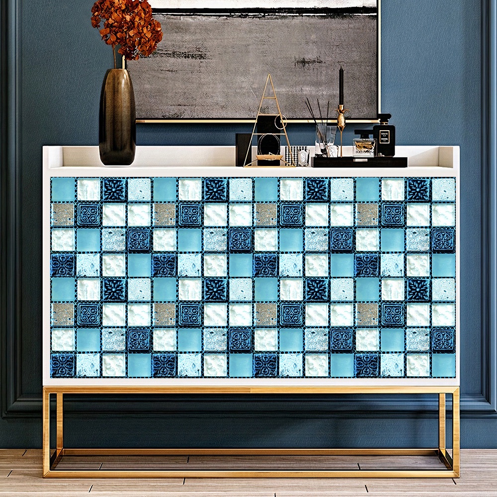 1 Miếng Dán Tường Giả Gạch Trang Trí Nhà Bếp/Phòng Tắm DIY