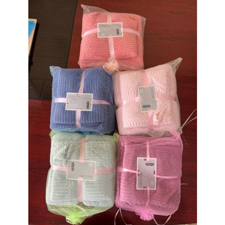 Combo 2 khăn tắm và gội đầu cao cấp