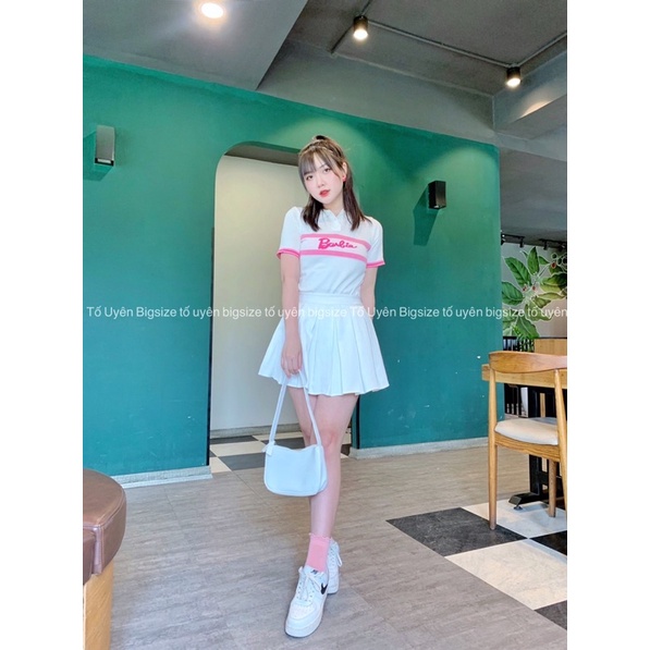 (T.U Bigsize 50-75kg) Áo Polo Dáng Ngắn Len Mongtoghi Barbia Hàng QCCC