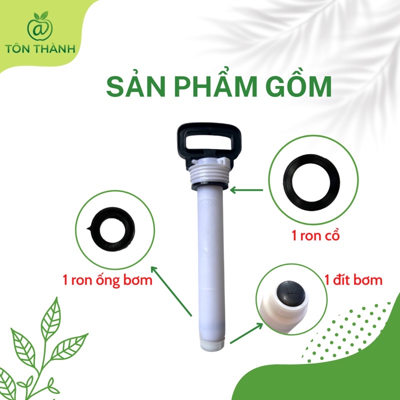 BỘ RON PHỐT ỐNG BƠM BÌNH XỊT 5L 8L AAA PHỤ TÙNG BÌNH XỊT THAY THẾ