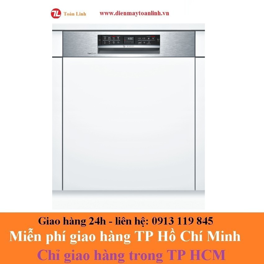 Máy rửa chén bán âm Bosch SMI68MS07E