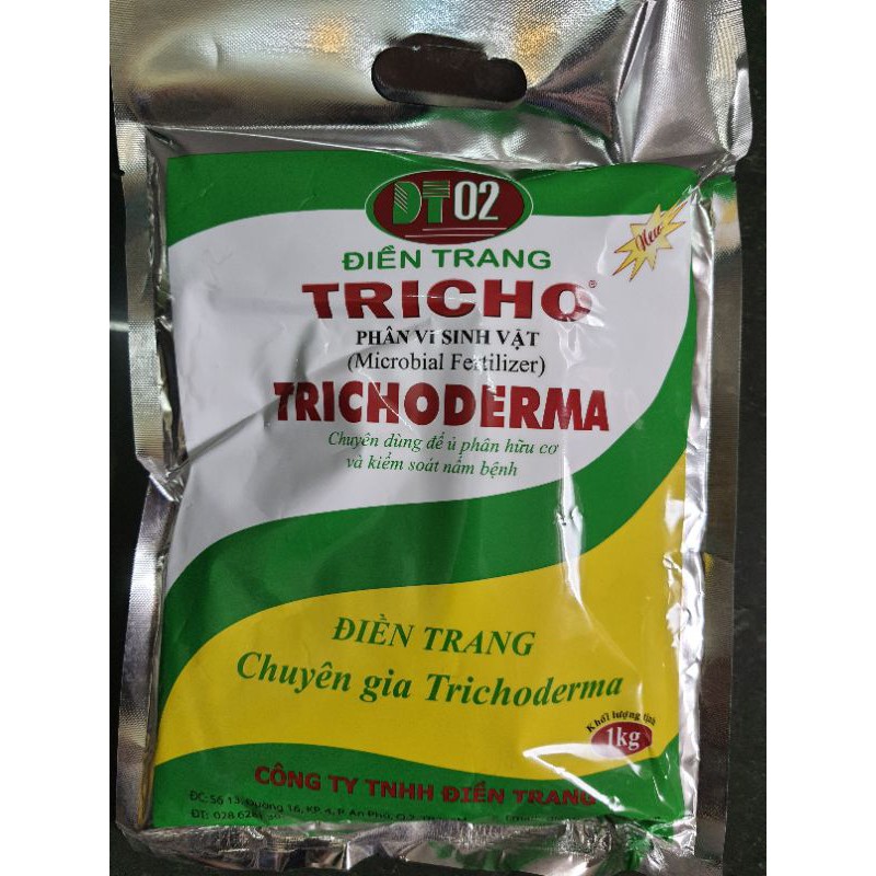 1 Kg nấm đối kháng, phân vi sinh Trichoderma Điền Trang