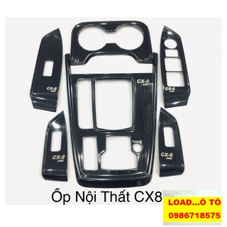 Ốp nội thất mazda cx8 2023-2019 vân titan xước cao cấp