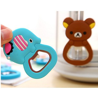 2 dụng cụ khui nắp chai bia, chai thủy tinh hình thú siêu đáng yêu