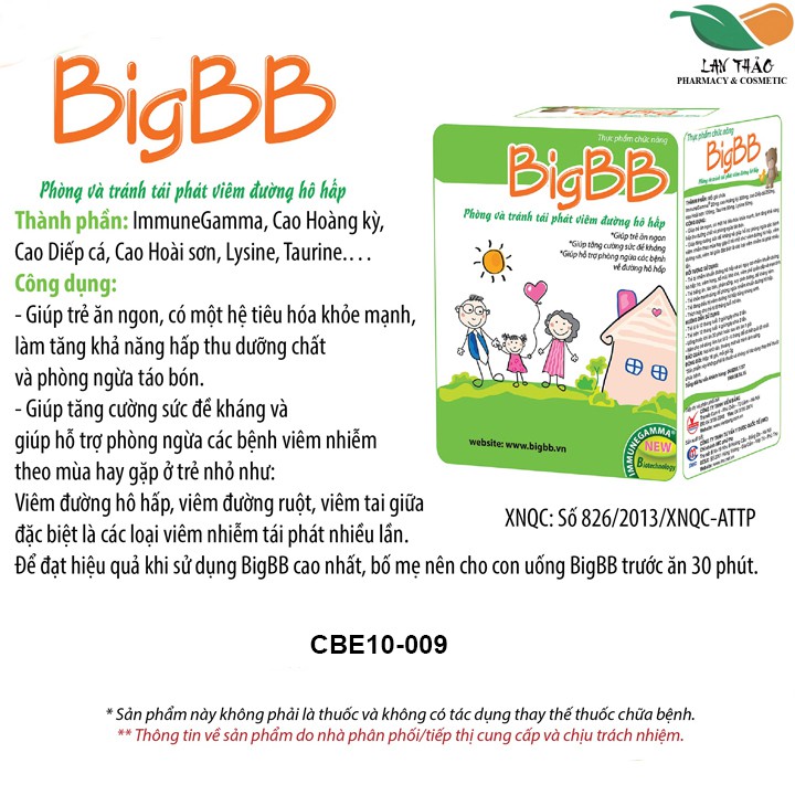 [chính hãng] BigBB Xanh giúp bé ăn ngon tiêu hóa khỏe tăng cường hấp thu