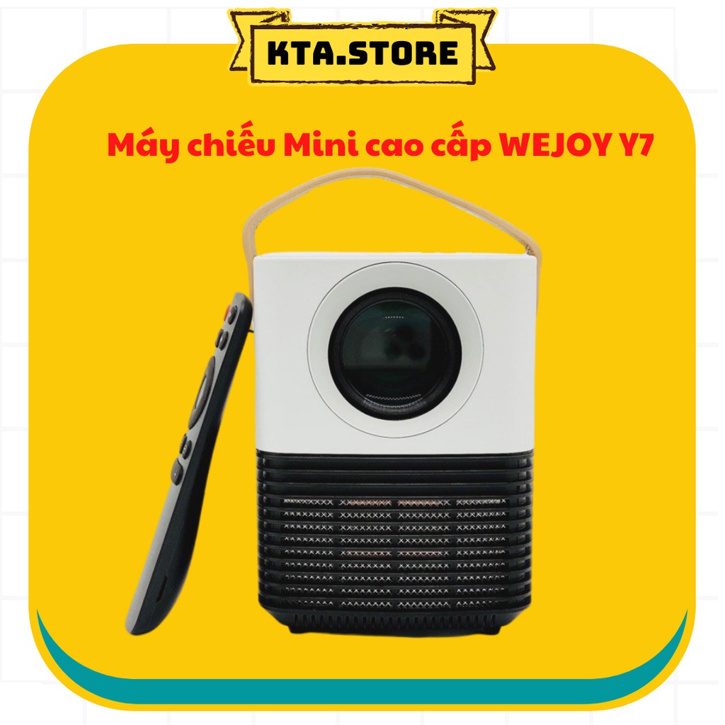 [CHÍNH HÃNG] Máy chiếu Mini cao cấp WEJOY Y7 [ Hệ Điều Hành Android + Netflix + Youtube + Wfifi + Bluetooth ]