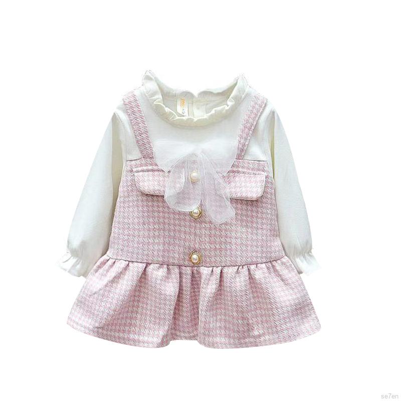 Đầm Công Chúa Giả Hai Lớp Phong Cách Phương Tây Cho Bé Gái