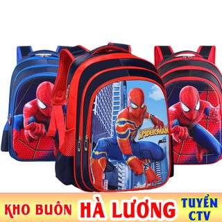 [BÁN BUÔN BALO TRẺ EM] E4 Balo Siêu Nhân người nhện hoạt hình 3D Nổi