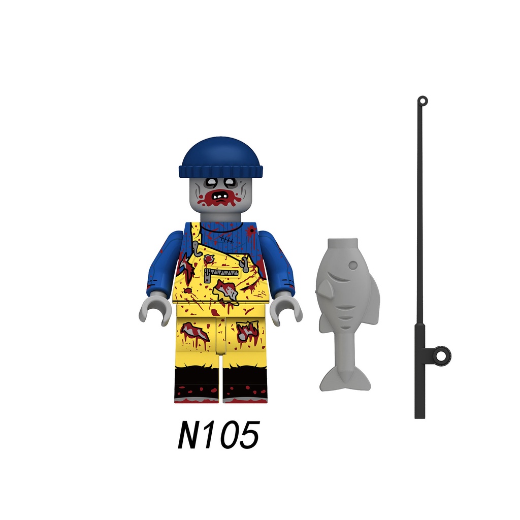 Bộ Đồ Chơi Lắp Ráp Mô Hình zombie nano Thu Nhỏ Giáo Dục Sớm Cho Bé