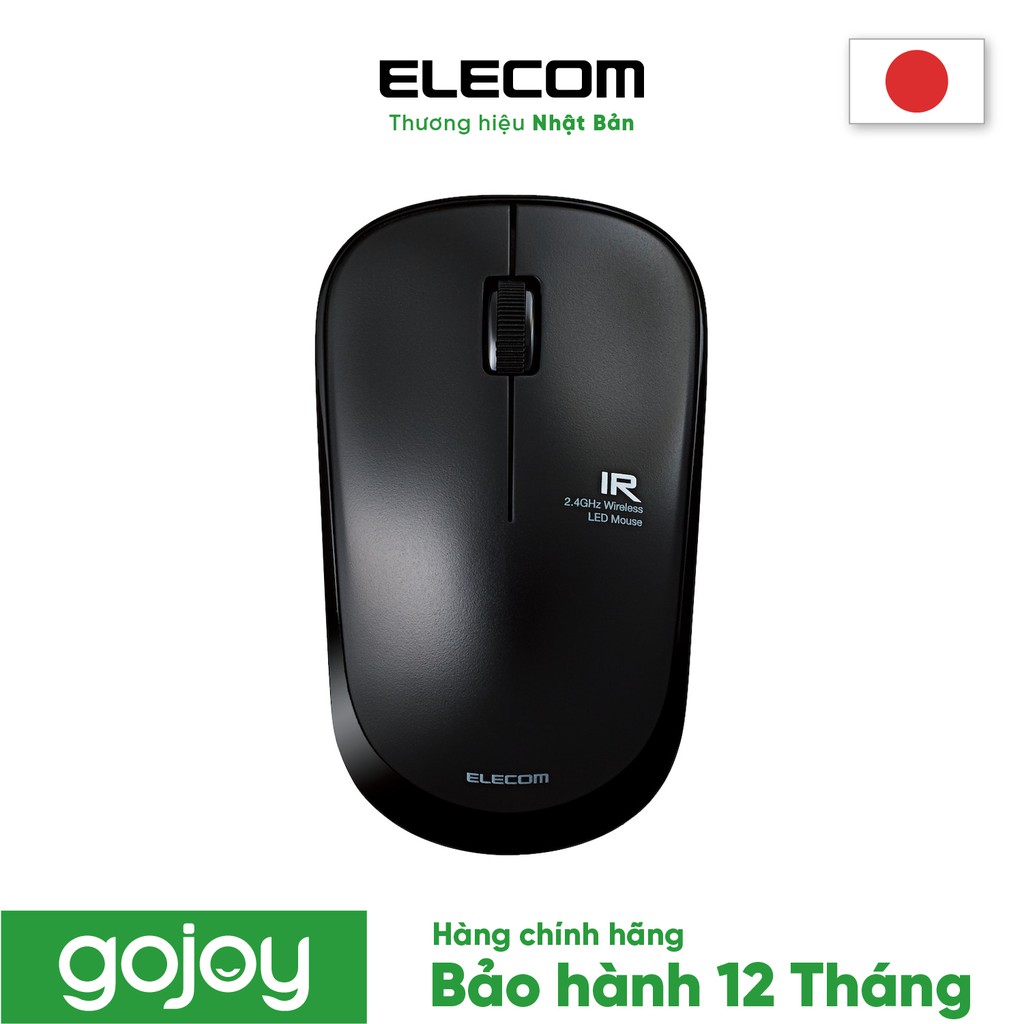 Chuột không dây yên tĩnh dễ thương ELECOM M-IR07DRS chính hãng - Bảo hành 12 tháng