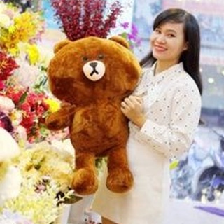 Gấu Brown khổ vải 80cm