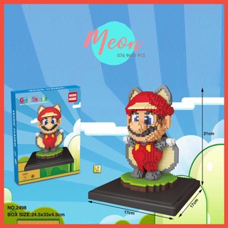 Miniblock xếp hình lego Mario size XL