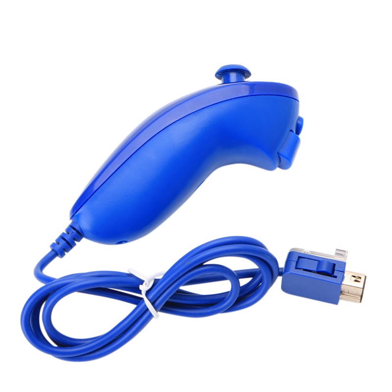 Tay cầm điều khiển chơi game Nunchuck Nunchuk cho Nintendo Wii Console 5 màu tùy chọn