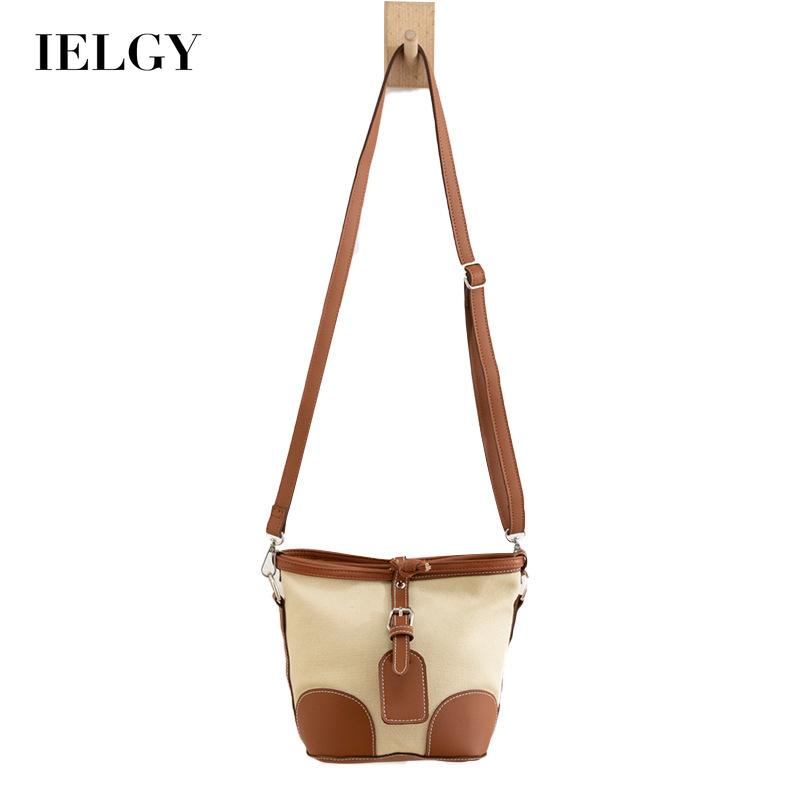 Túi Đeo Chéo Màu Sắc Tương Phản Phong Cách retro Thời Trang Cho Nữ