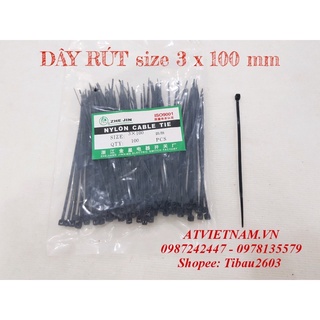 Dây rút 3x100mm ( 1 bịch)
