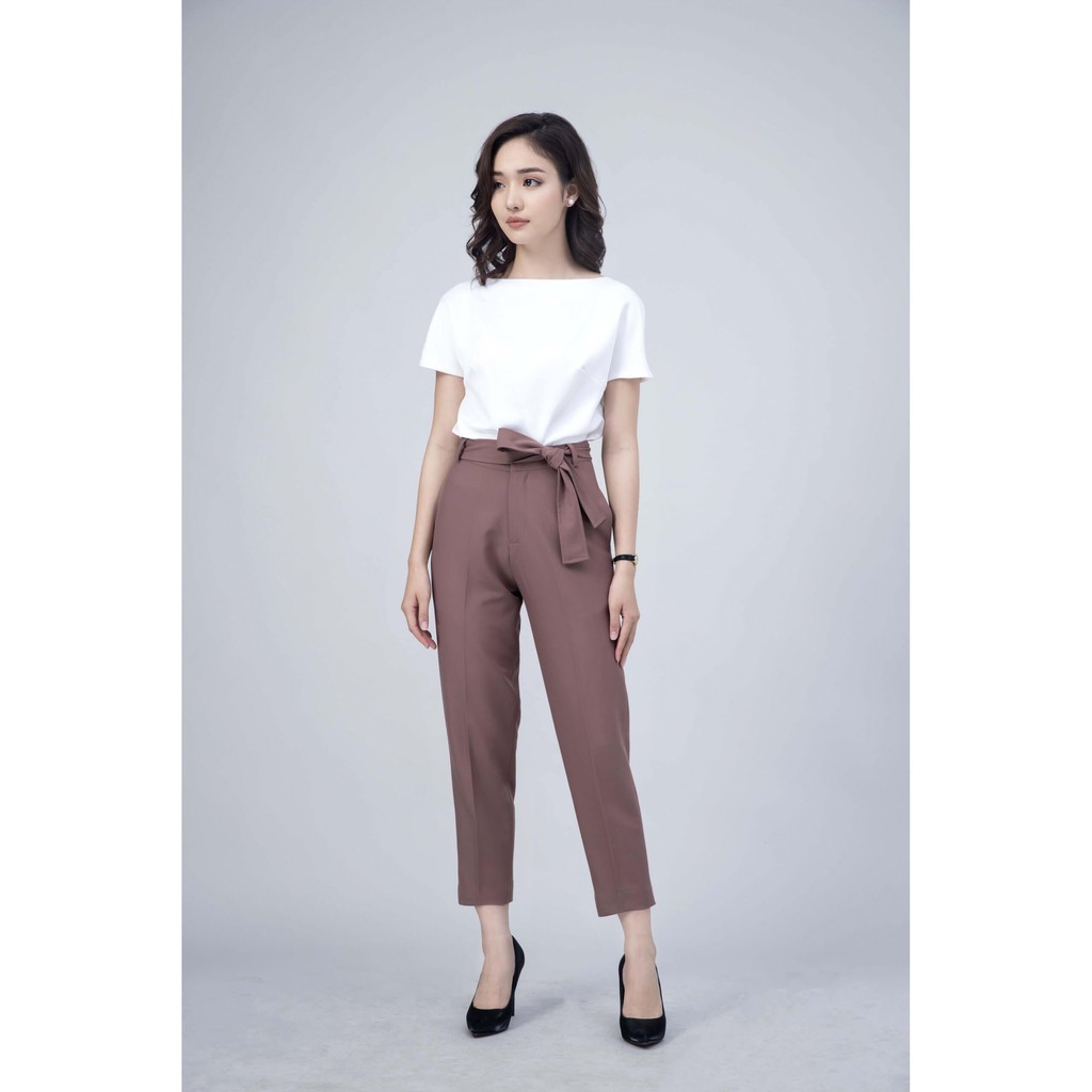 Quần tây nữ công sở thiết kế Quần âu baggy thanh lịch dạo phố