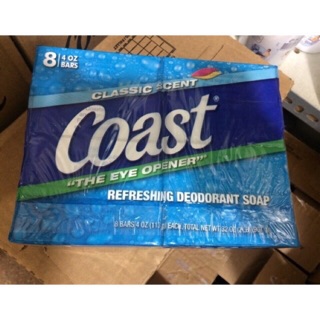 [ Lốc 8 cục ] Xà bông cục Coast Mỹ