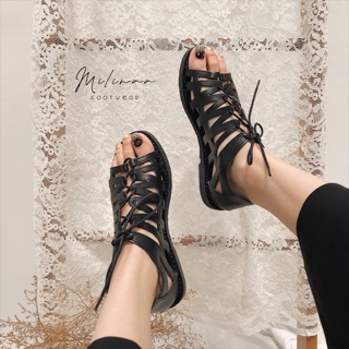 SANDAL CỘT DÂY CHIẾN BINH BÍT GÓT