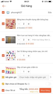 Combo cho khách đặt