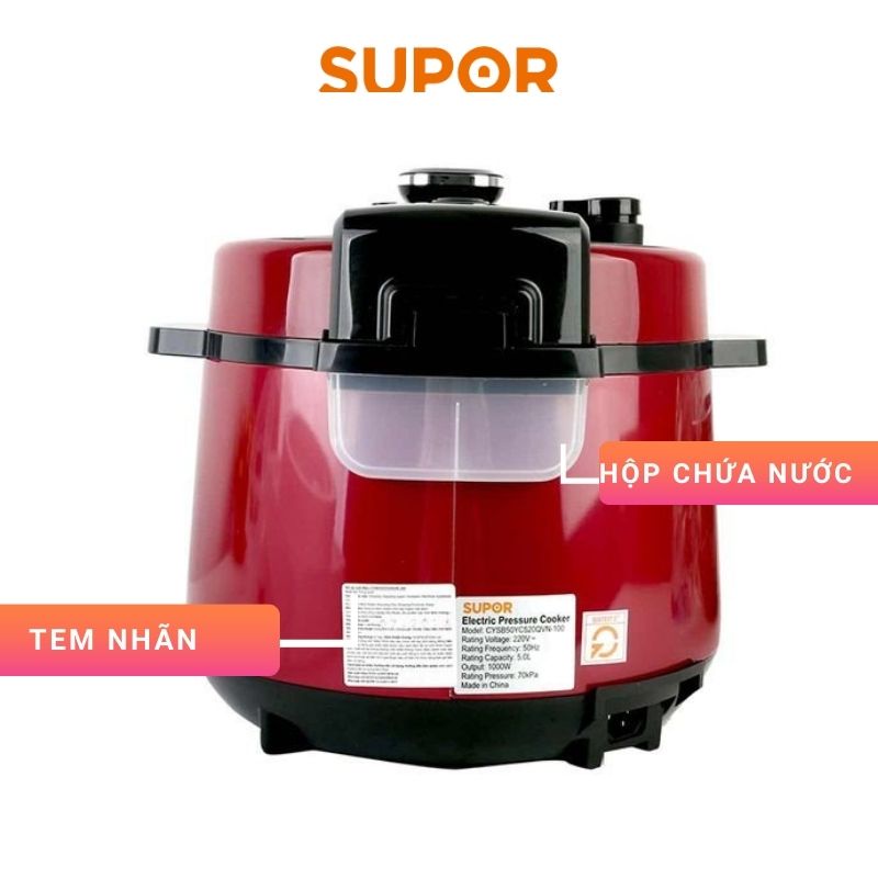 NỒI ÁP SUẤT ĐIỆN LÒNG NIÊU 10 CHỨC NĂNG 5L CYSB520QVN-100 bảo hành 12 tháng chính hãng