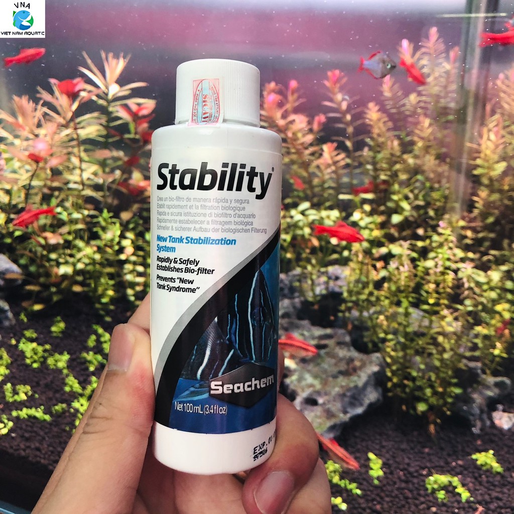 Seachem Stability 100ml - Vi Sinh cho Bể Cá Cảnh, Bể Thủy Sinh