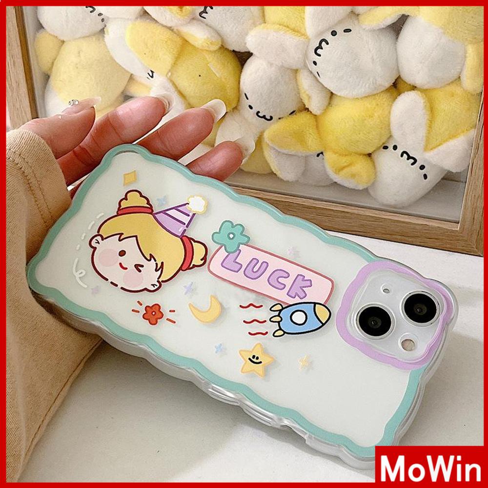 iPhone Case Silicone Soft Case Clear Case Airbag Shockproof Camera Cover Protection Cartoon Cute Compatible For iPhone 11 iPhone 13 Pro Max iPhone 12 Pro Max iPhone 7Plus iPhone xr