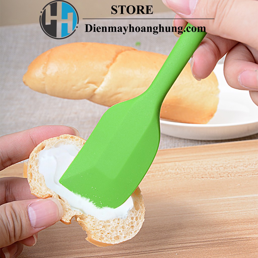 [Rẻ vô địch] Dụng cụ làm bánh chuyên nghiệp: Spatula phới trộn bột, phới dẹt silicon, dùng lật thức ăn