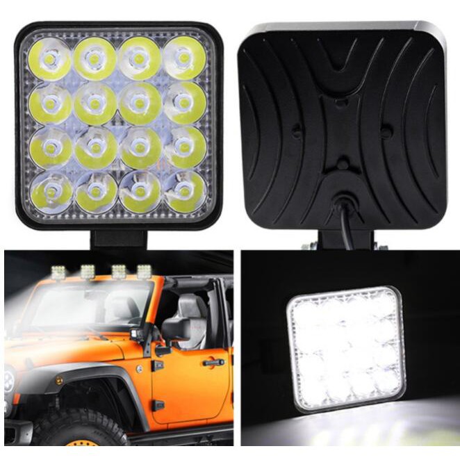 Đèn Pha Led Kevanly 48w 12-30v Chuyên Dụng Cho Xe Mô Tô