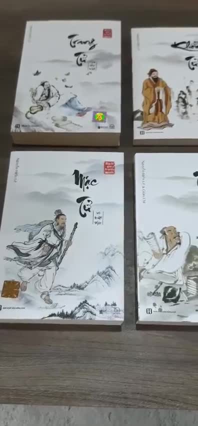 [MÃ giảm 40K][Mã BMLT30 giảm đến 30K đơn 299K] Bộ Sách Bách gia tranh minh (8 cuốn) tặng hộp đựng sang trọng | BigBuy360 - bigbuy360.vn