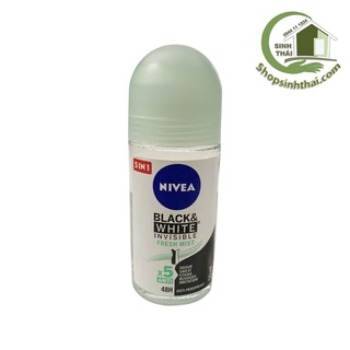 Lăn nách khử mùi NIVEA nữ BLACK & WHITE 50ml