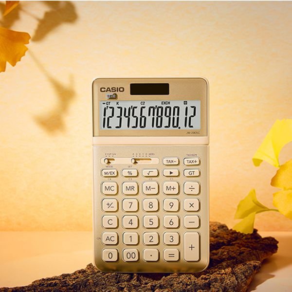 MÁY TÍNH SẮC MÀU CASIO JW200SC CÓ THỂ NÂNG HẠ MÀN HÌNH CHỐNG LÓA