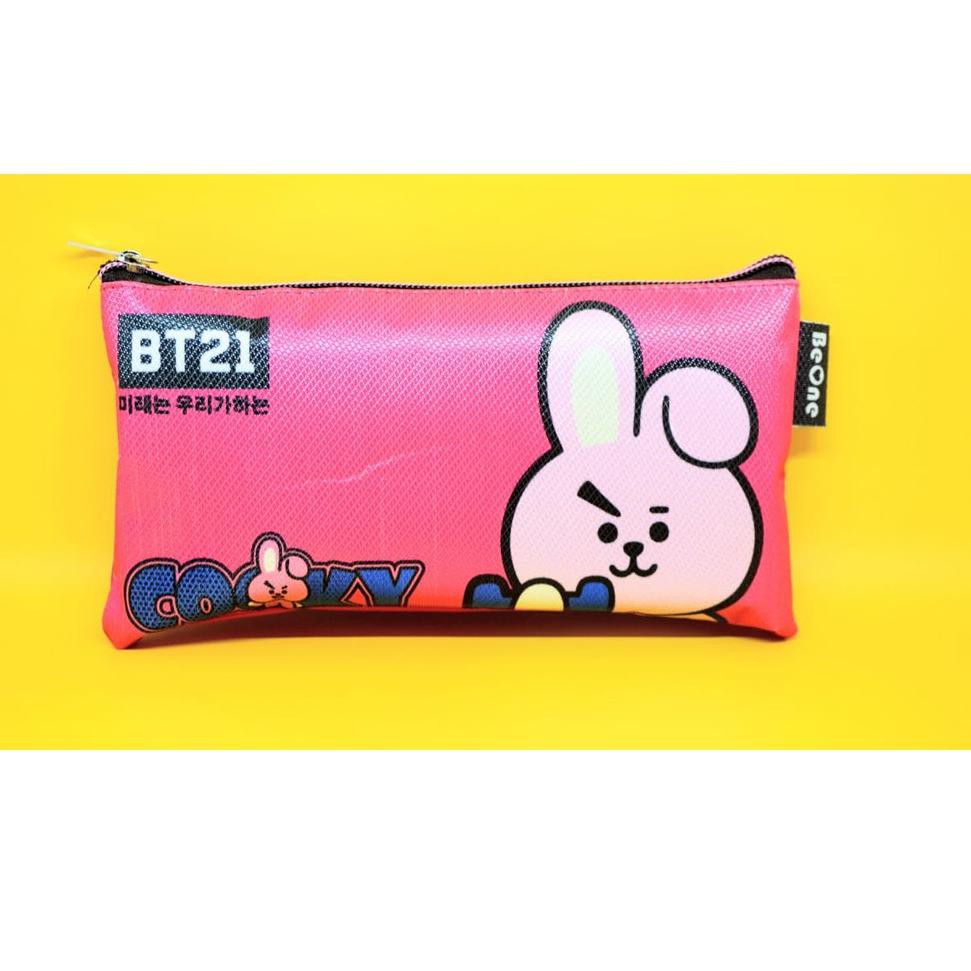 Bóp Viết Vải Bạt In Hình Nhân Vật Bt21 Chimmy Tata Cooky. 6