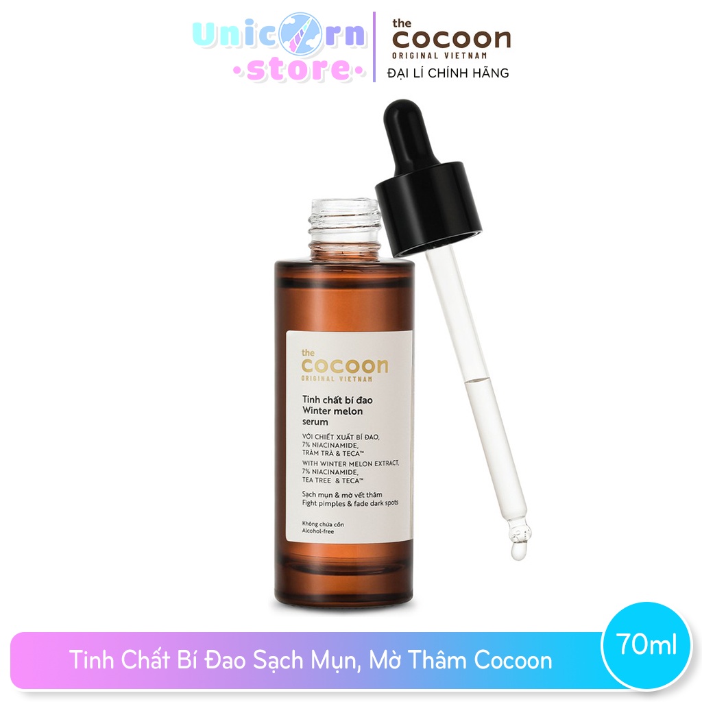 Tinh Chất Bí Đao Sạch Mụn, Mờ Thâm Cocoon 70ml