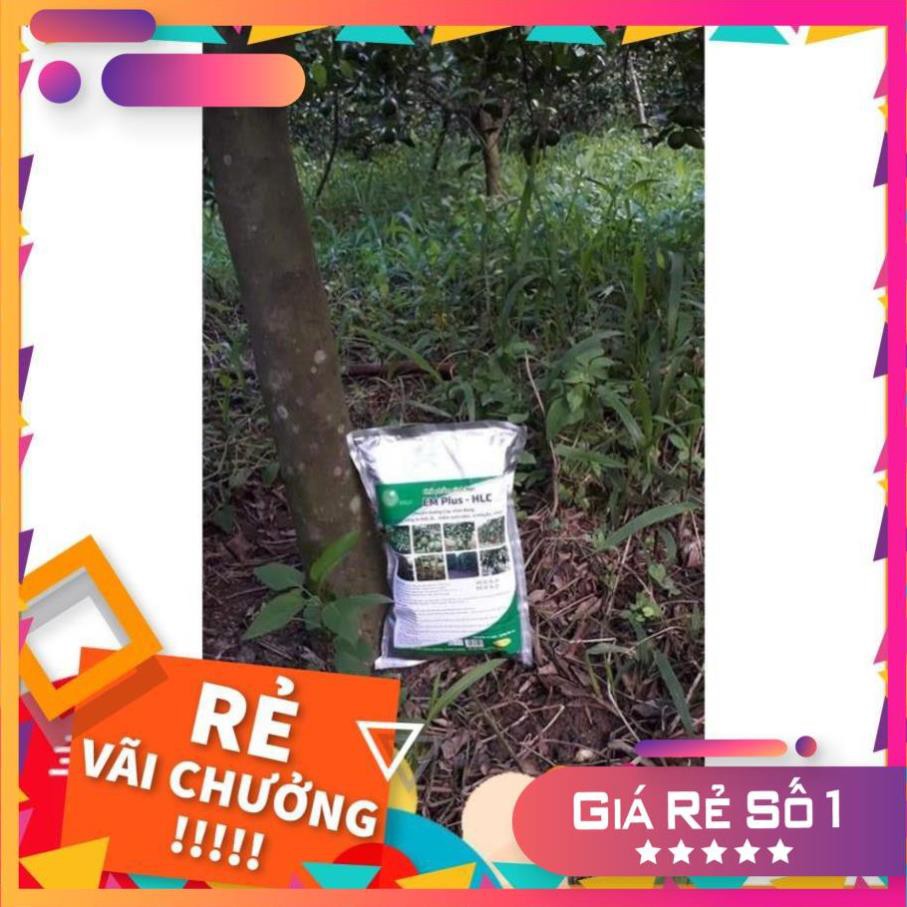 CHẾ PHẨM EM PLUS HLC - CHUYÊN DƯỠNG CÂY, CẢI TẠO ĐẤT TRỒNG, ỔN ĐỊNH PH, NGĂN NGỪA NẤM BỆNH HẠI RỄ CÂY TRỒNG - GÓI 1KG