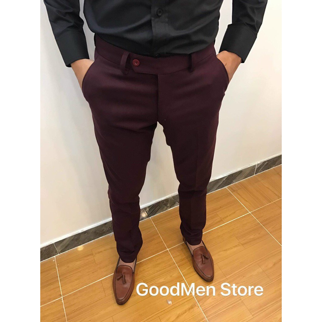 Quần Tây Nam Đen 🔵 𝐅𝐑𝐄𝐄 𝐒𝐇𝐈𝐏 🔵 Quần Tây Nam Đẹp Vải Co Giãn Hàng Quảng Châu Thời Trang Hpfashion - Qtaunhp02 | BigBuy360 - bigbuy360.vn