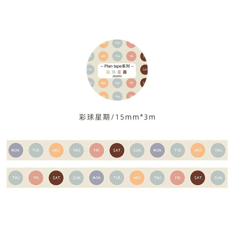 Băng keo washi họa tiết xinh xắn