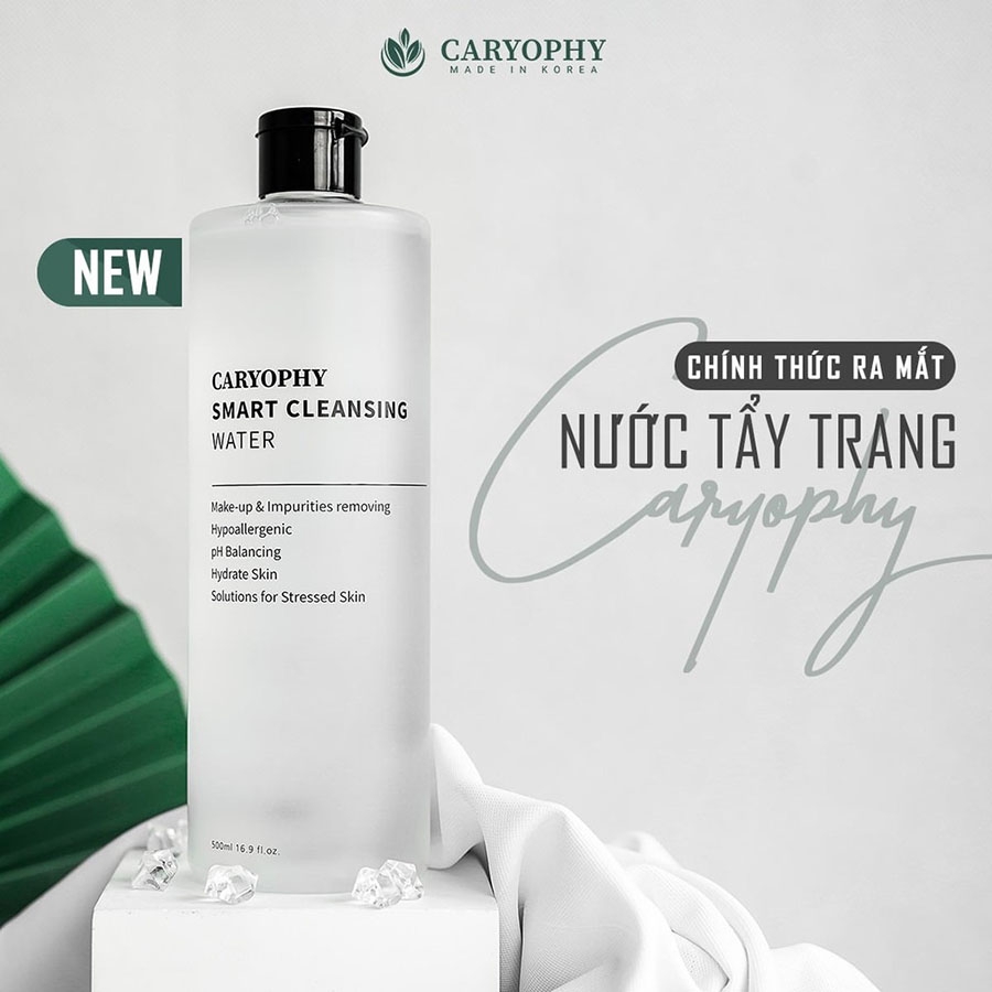 Nước tẩy trang thông minh caryophy smart cleansing water dành cho mọi loại da _ Skinhub